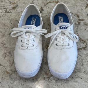 Keds Women's Champion Original White Lace-Up Sneakers
